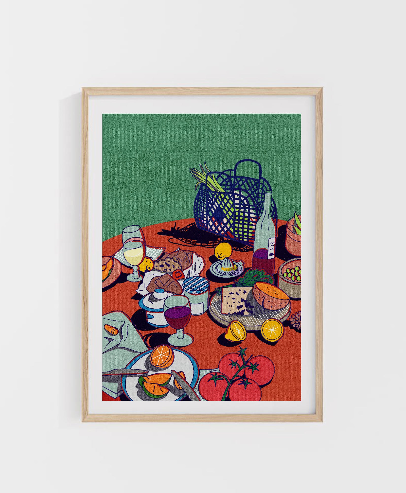 Fine Art Print- A4-Picknick