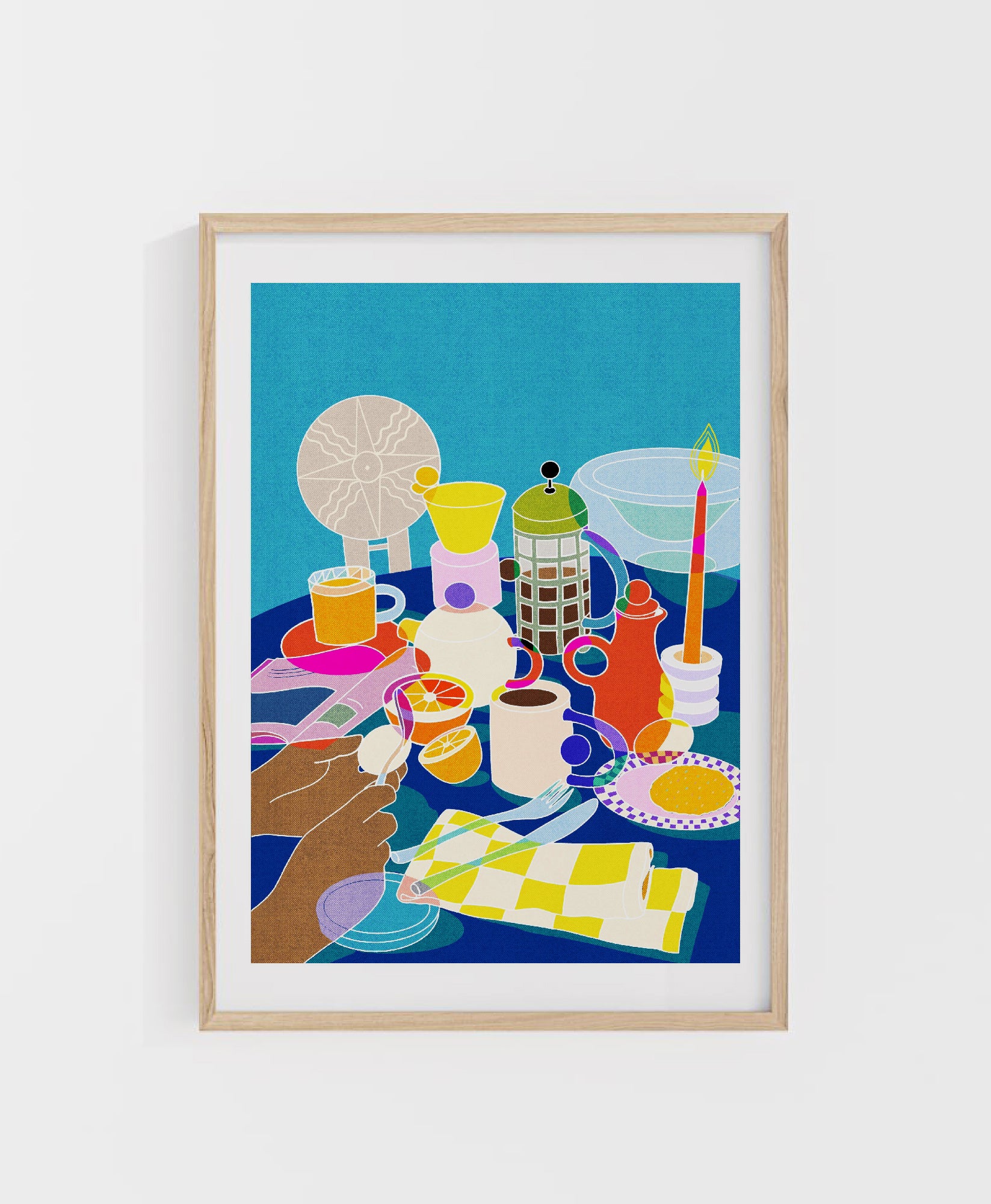 Fine Art Print- A4-Sunny Brunch